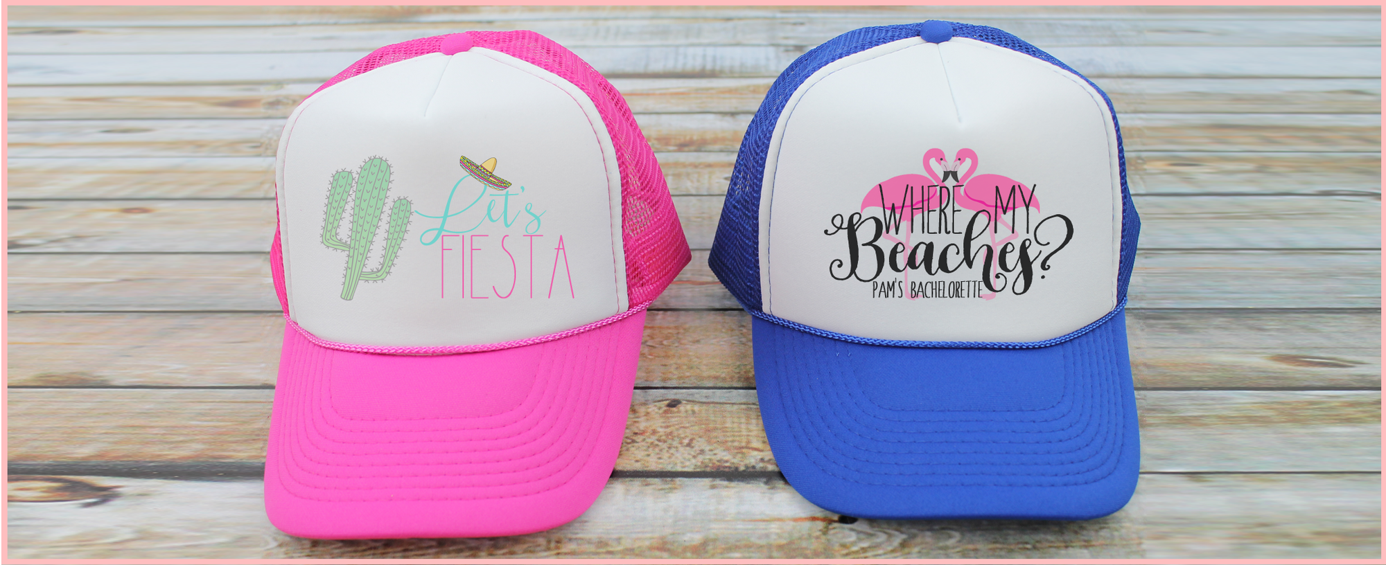 Bachelorette Party Trucker + Bucket Hats