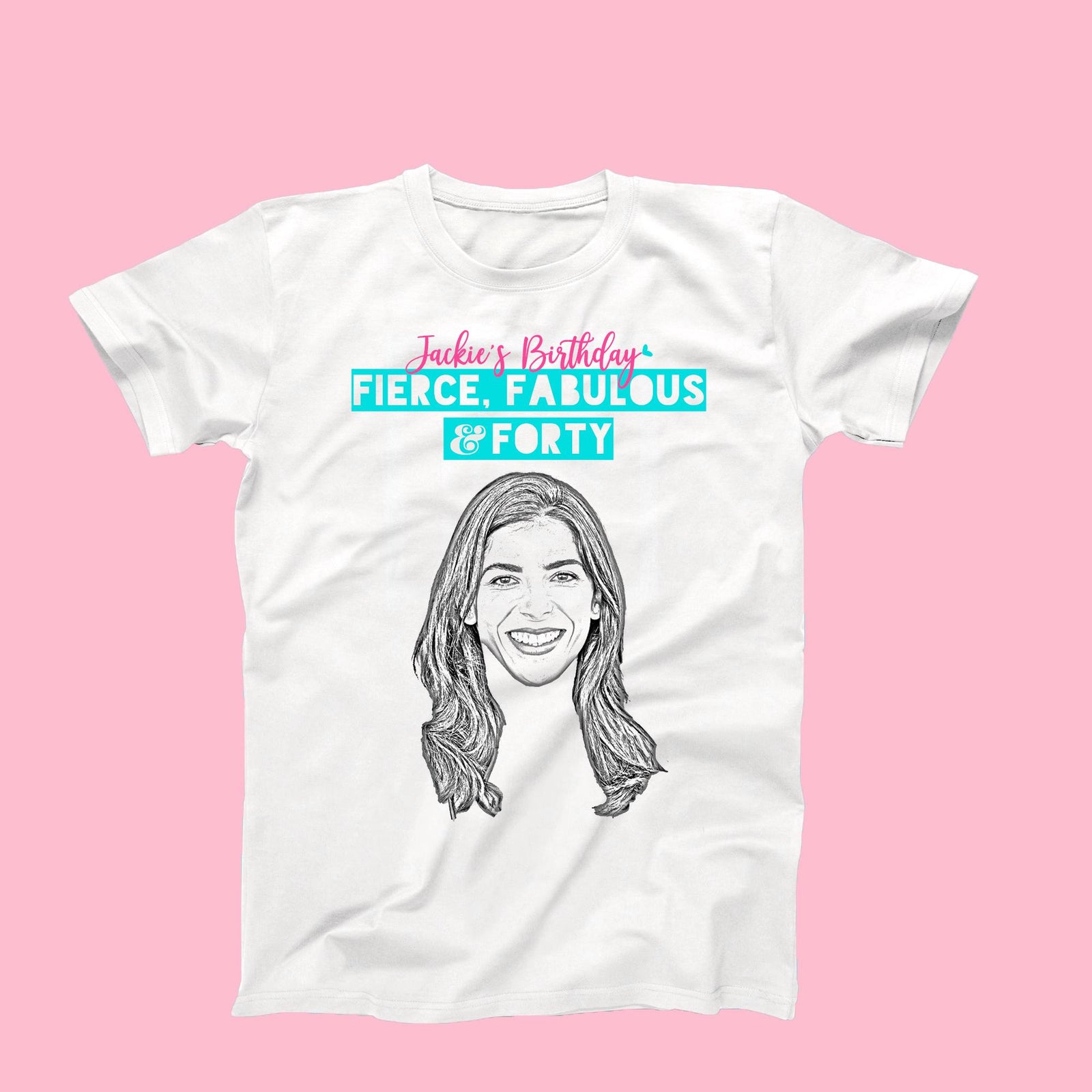 Custom Caricature T-Shirt – Unique Birthday Party Shirt With Funny Design