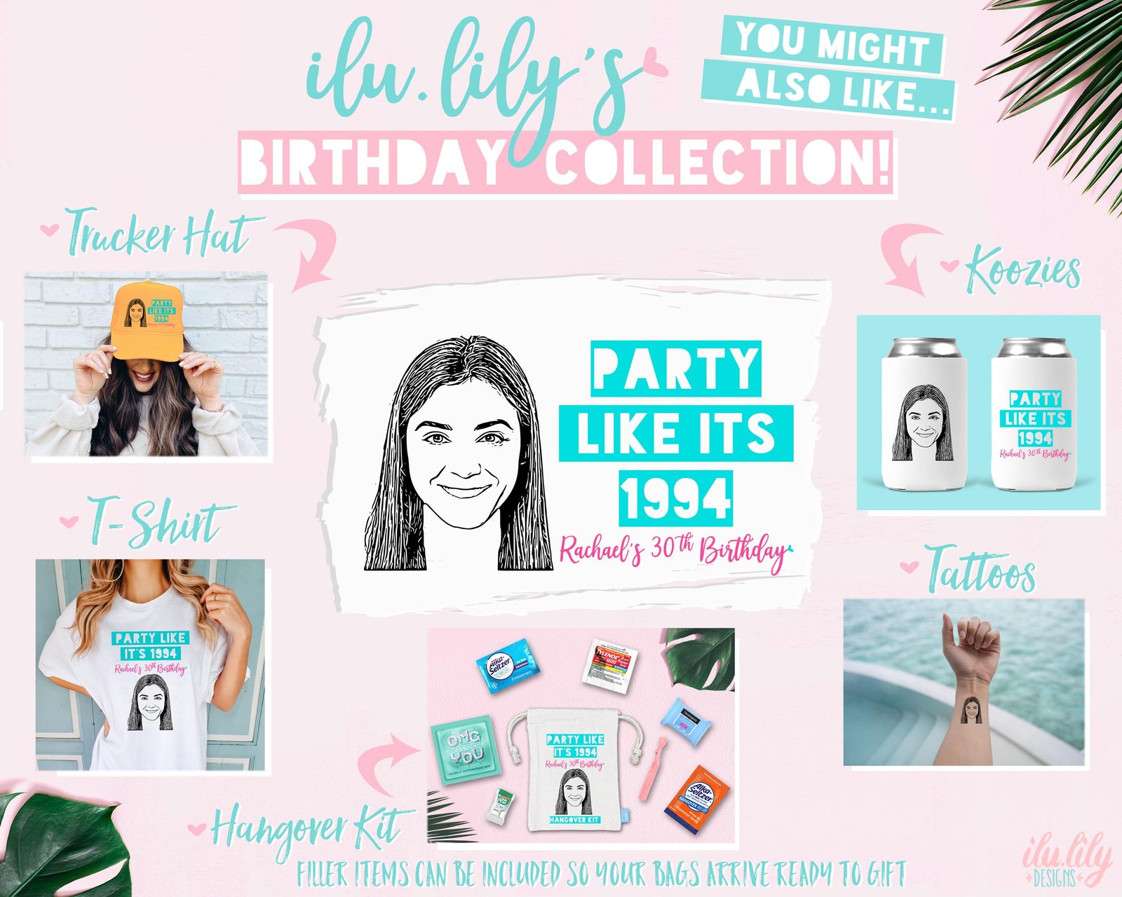 Custom Caricature T-Shirt – Personalized Birthday Shirt | Unique Party Favor