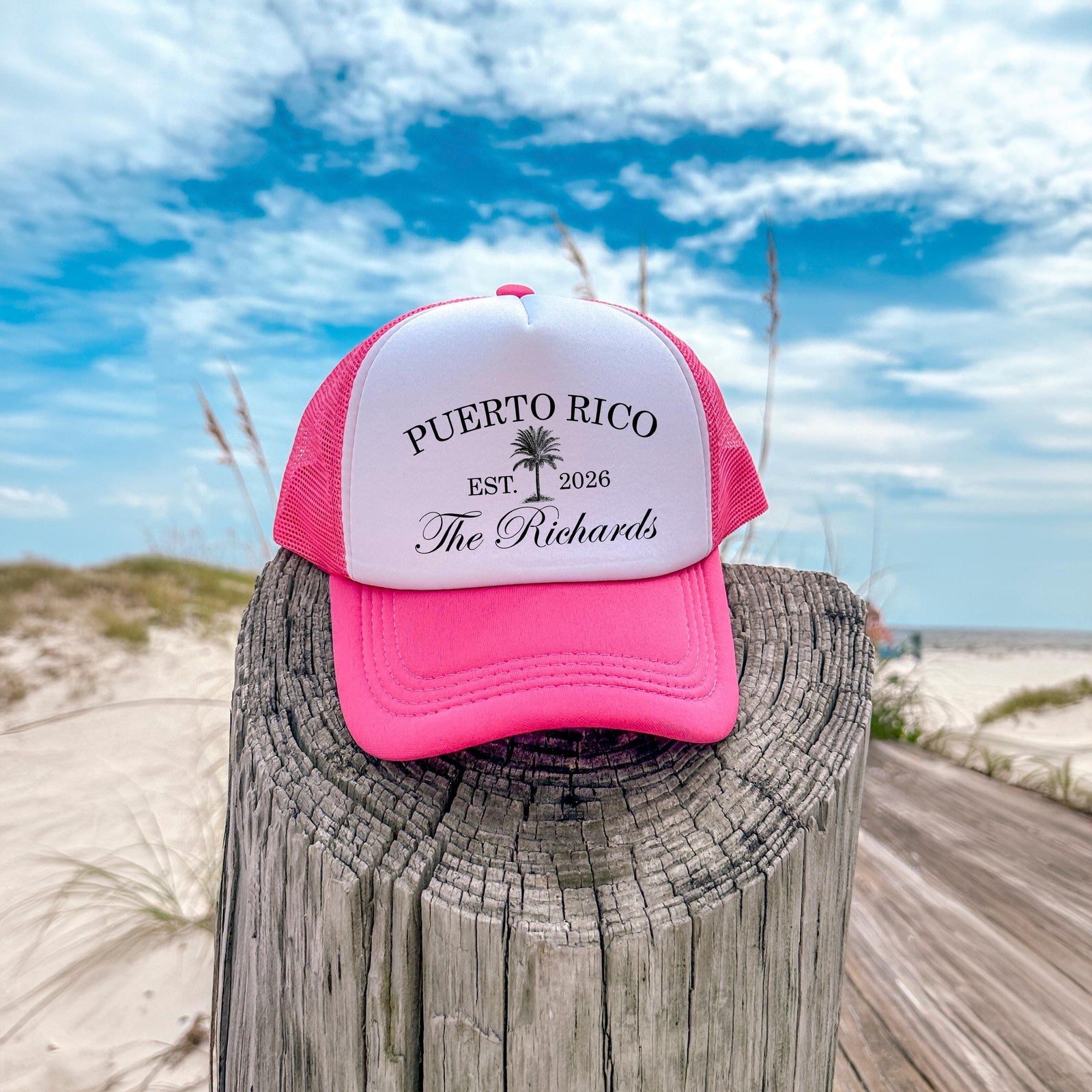 Custom Wedding Hats – Personalized Party Hats | Bridal Gifts & Beach Wedding Swag