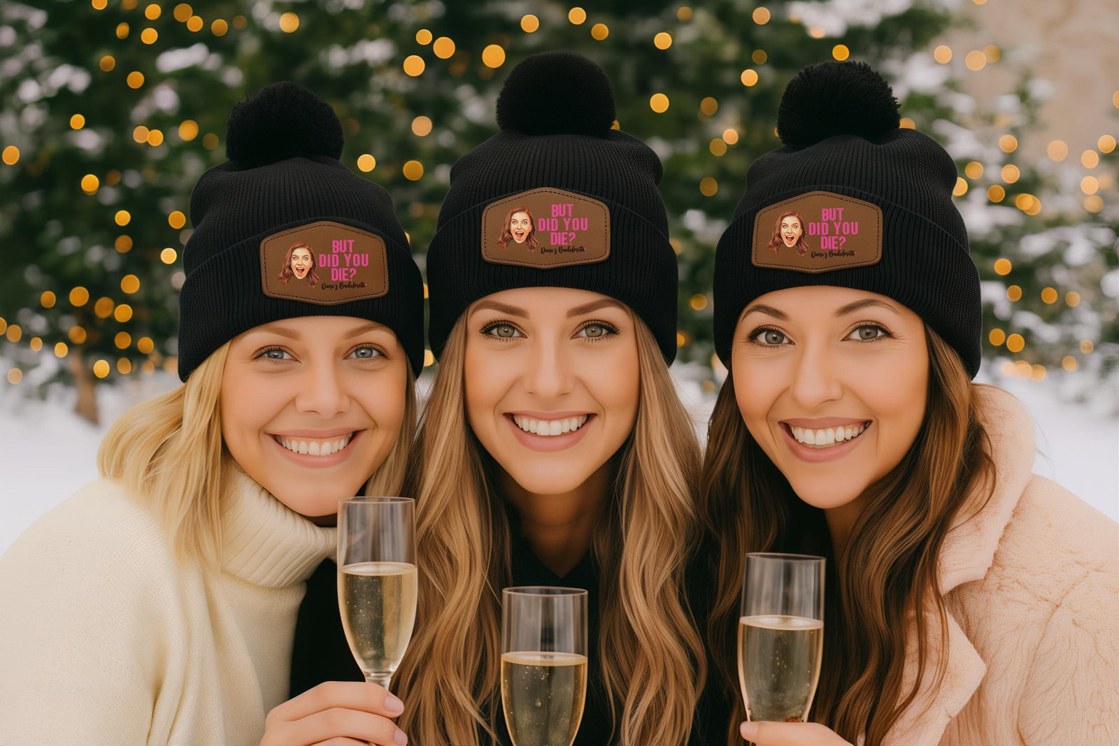 Custom Beanie Hat for Bachelorette Parties by Ilu.Lily