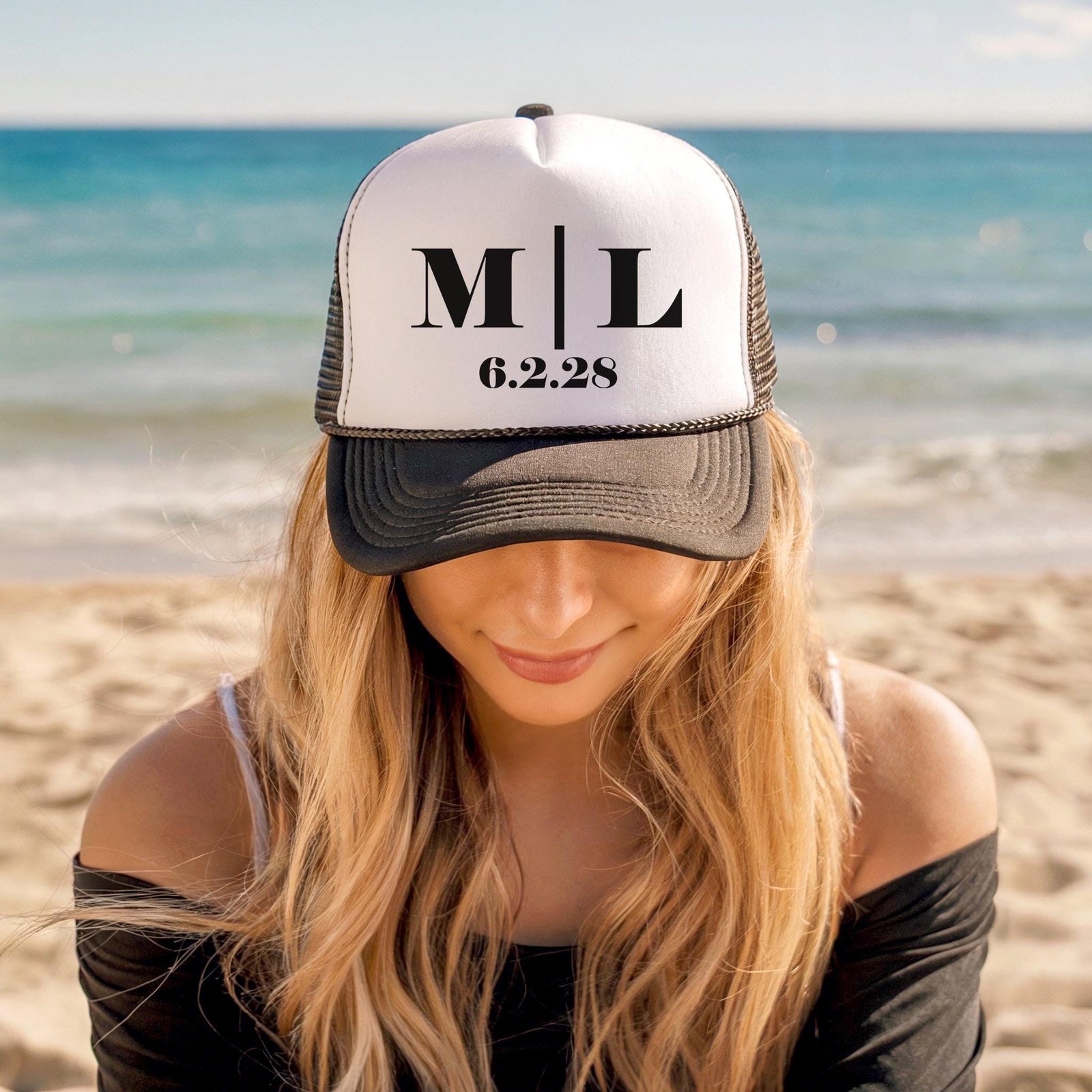 Custom Wedding Hats | Bridal Party Gifts & Beach Wedding Swag – Foam Front Trucker Hats For Guests