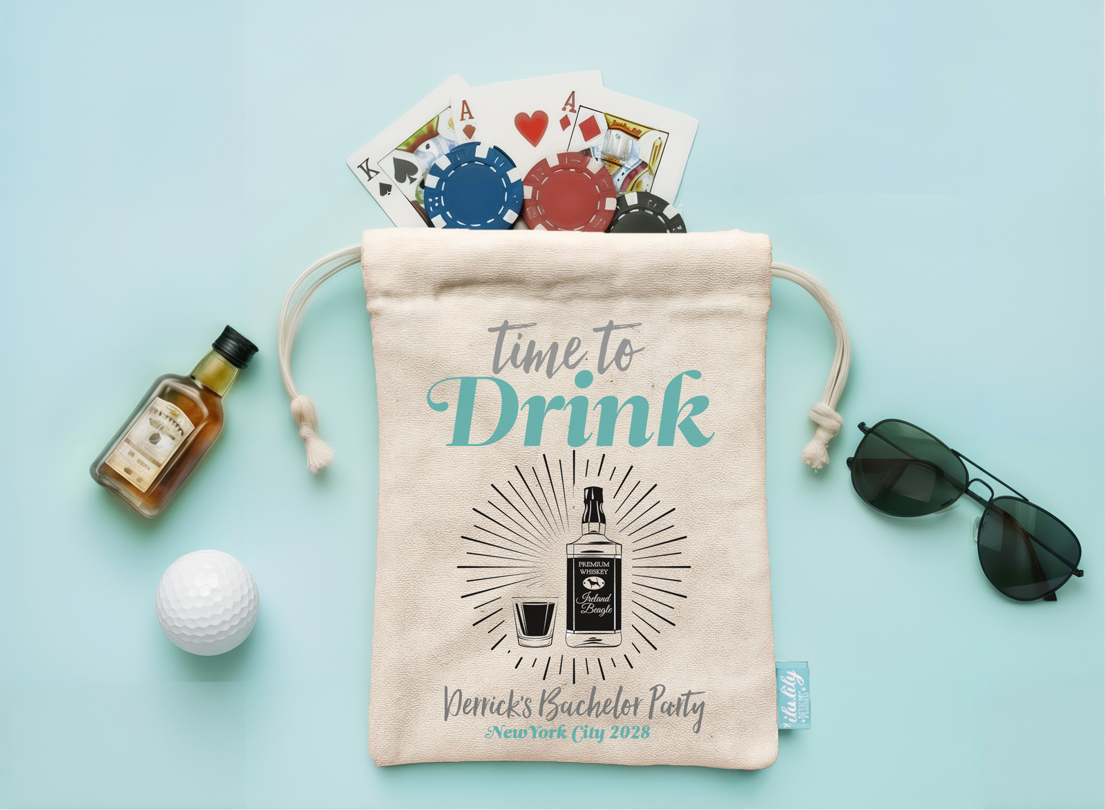 Bachelor Party Hangover Recovery Kit | Groomsmen Favor | Time to Drink