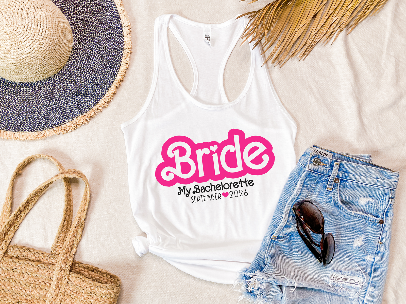 Barbie Bachelorette Party Racerback Tank Top
