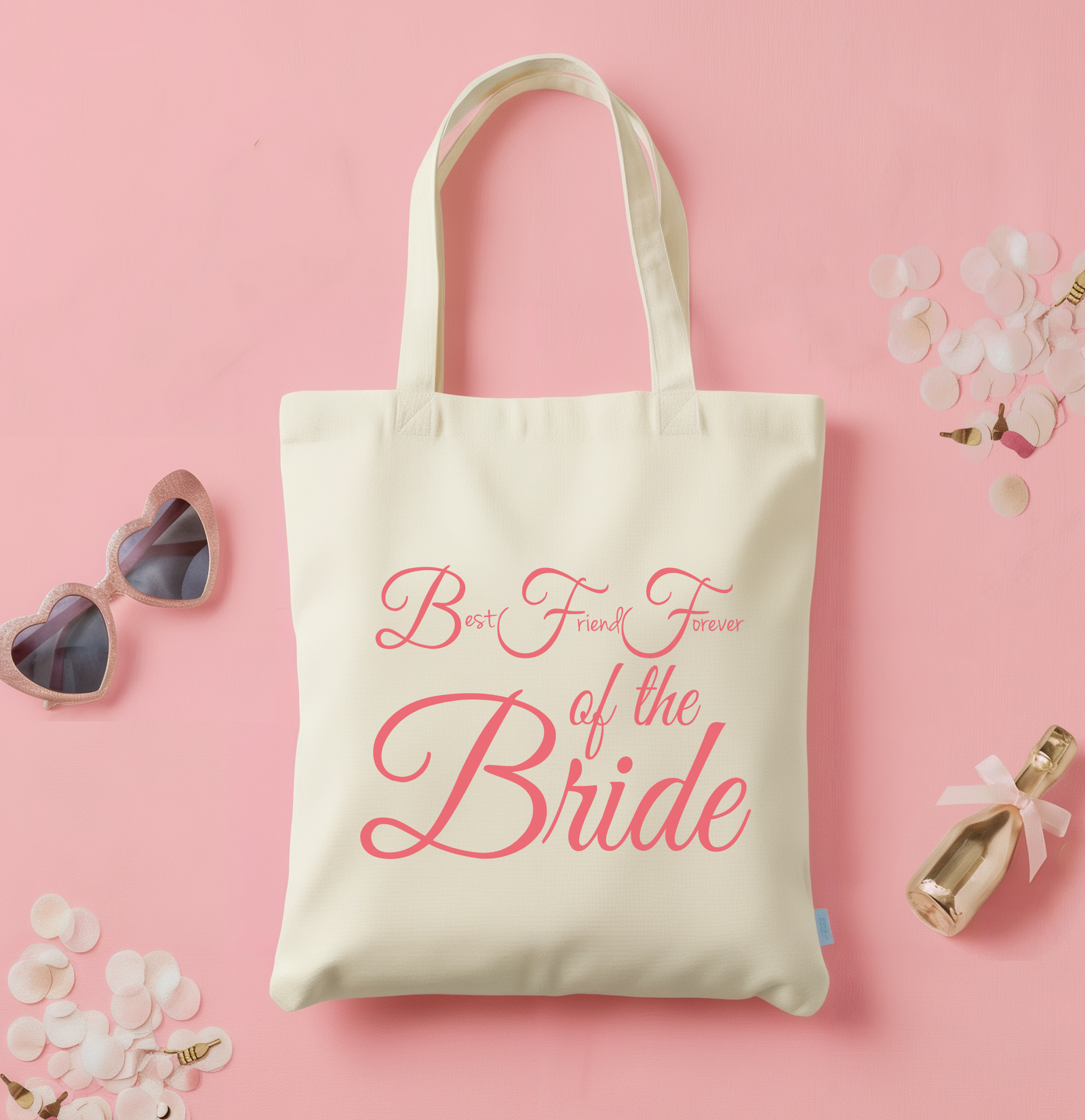 Personalized Canvas Tote Bag for Bridesmaids by Ilu.Lily