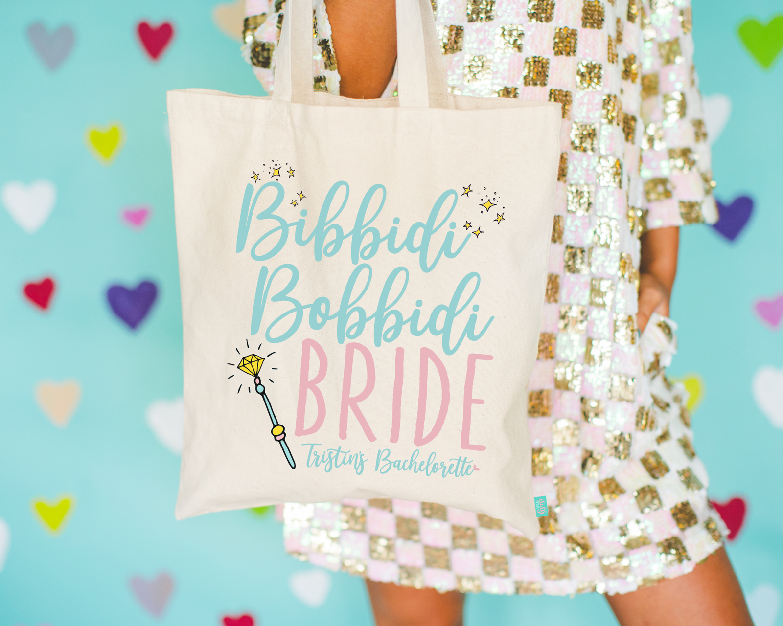 Bachelorette Party Tote Bags | Disney Bachelorette | Bibbidi Bobbidi Bride