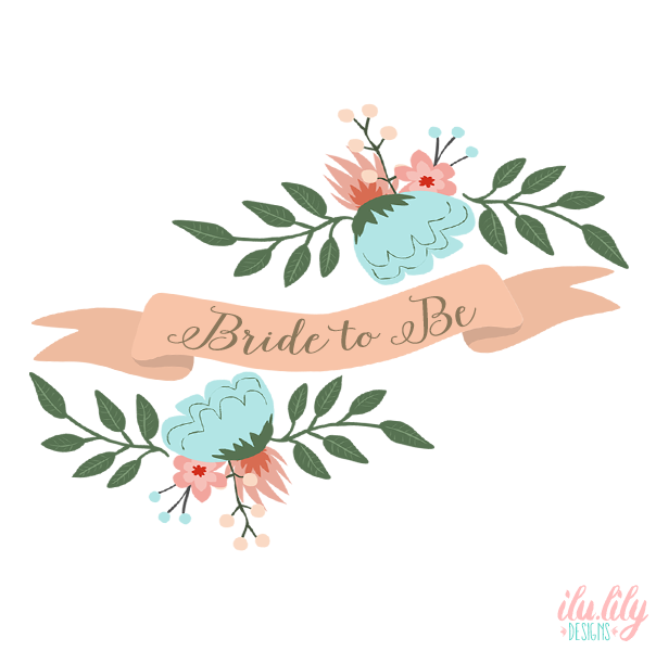 Bride to Be T-Shirt | Floral Banner
