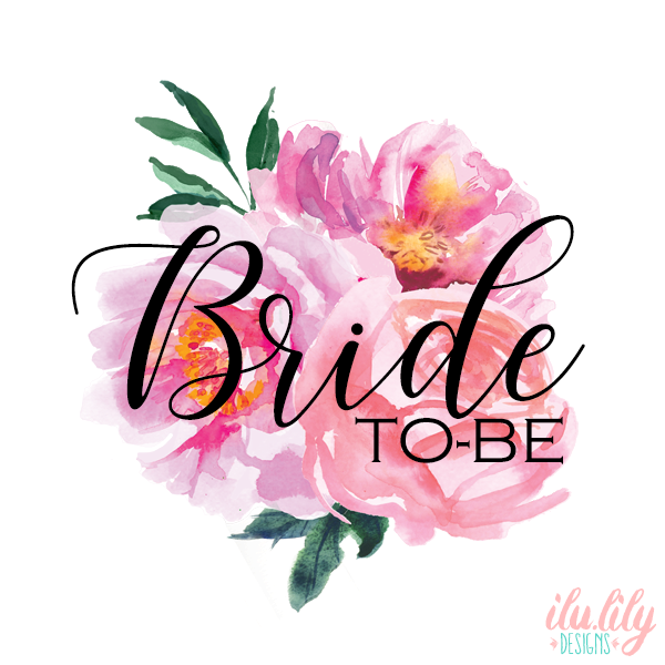 Bride Floral T-Shirt - Personalized Bridal Party Shirts | Fashion Fit Tee