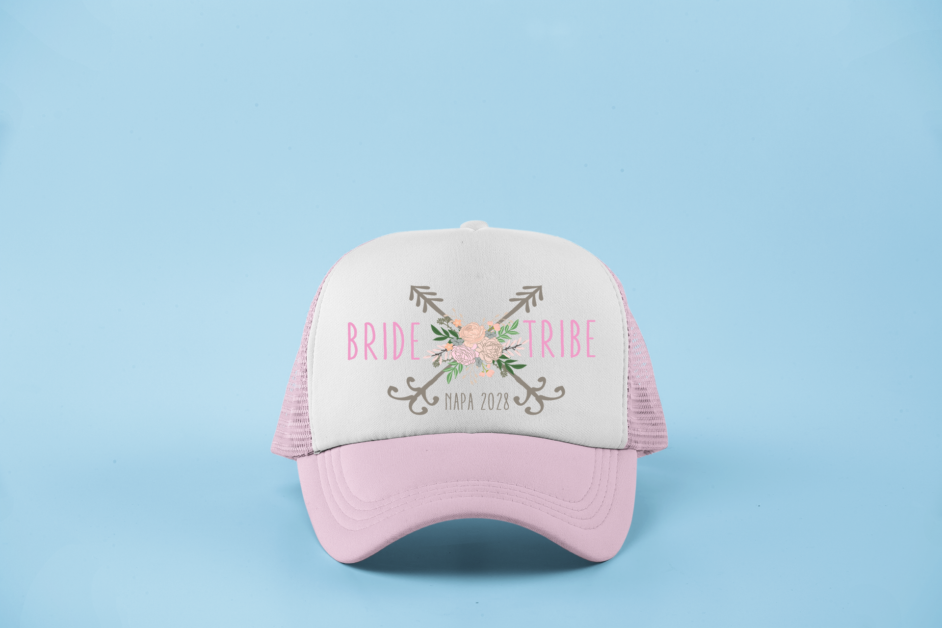 Bachelorette Party Trucker Hats | Personalized Trucker Hat | Bride Tribe