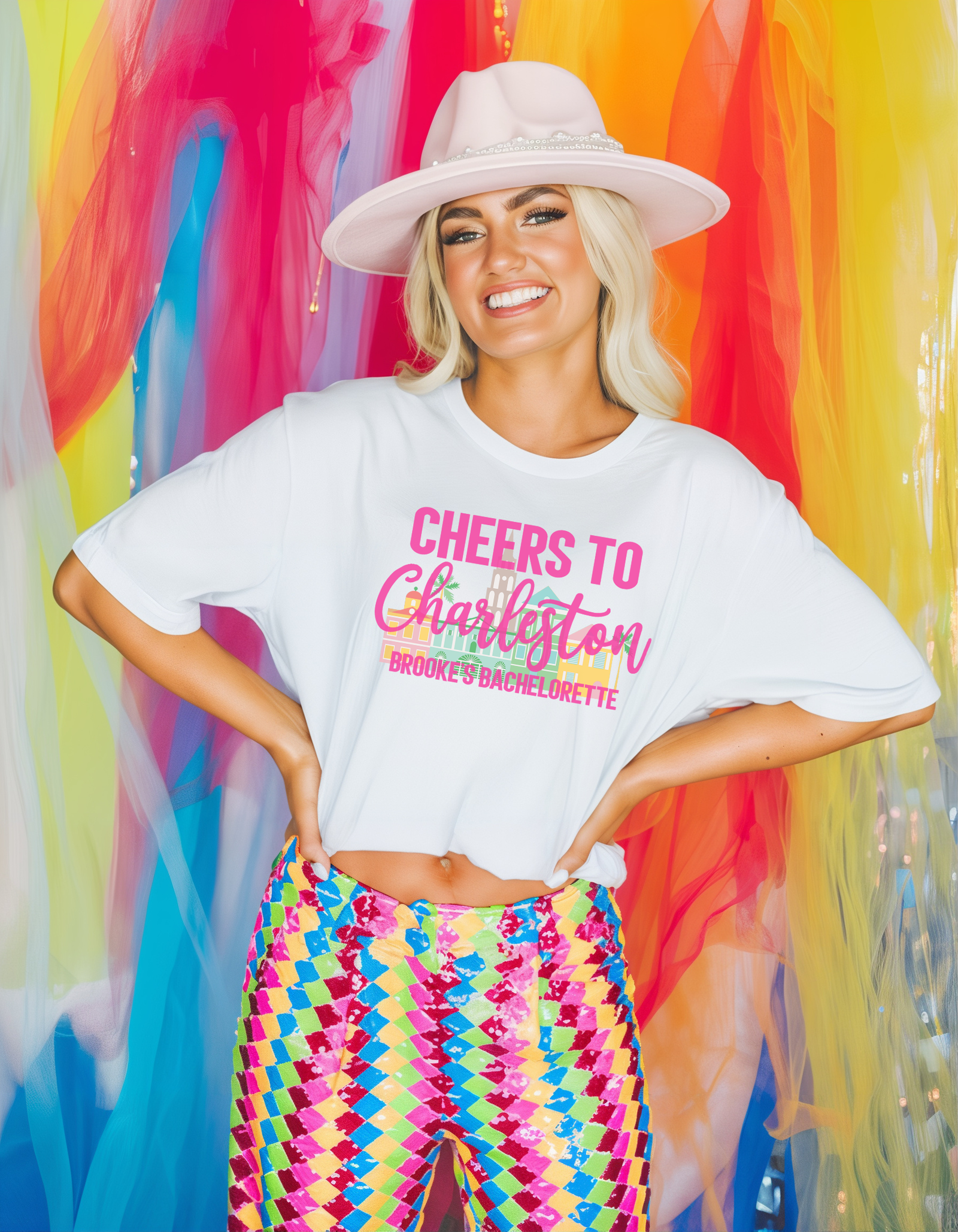 Bachelorette Party Tank - Charleston Racerback Tank Top For Bride Tribe Shirts