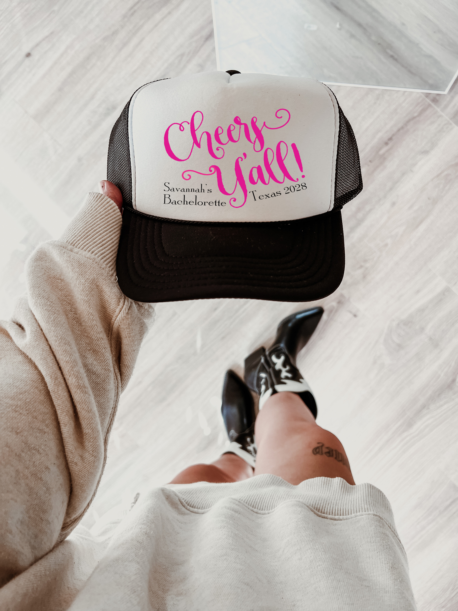 Bachelorette Party Trucker Hats | Nashville, TN Hats | Cheers Y'all