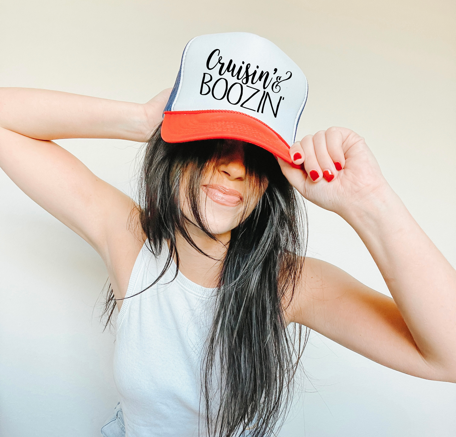 Cruise Custom Trucker Hat for Bachelorette Parties by Ilu.Lily