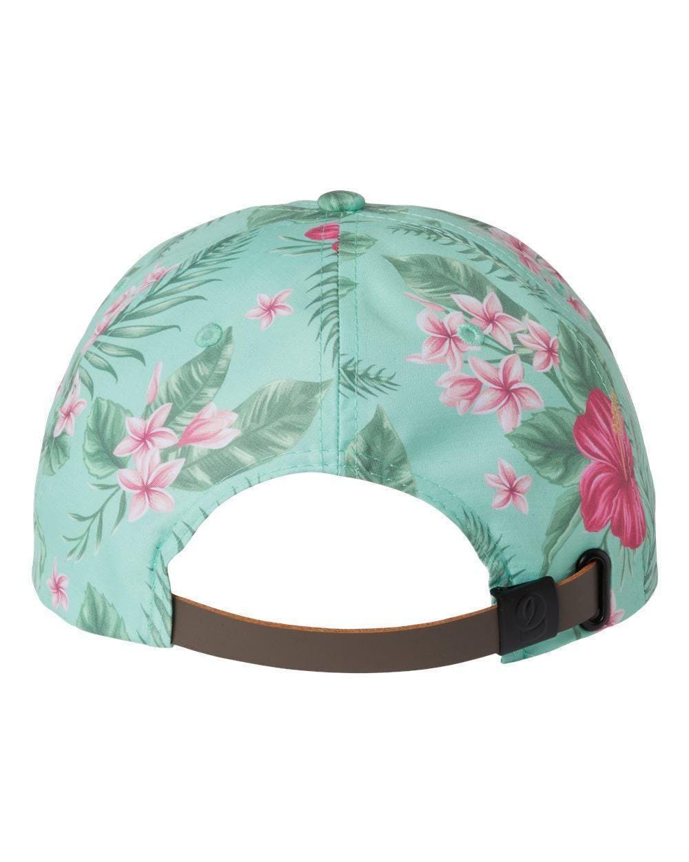 Bachelor Party Hat - Custom Beach Tropical Snapback With Leather Patch