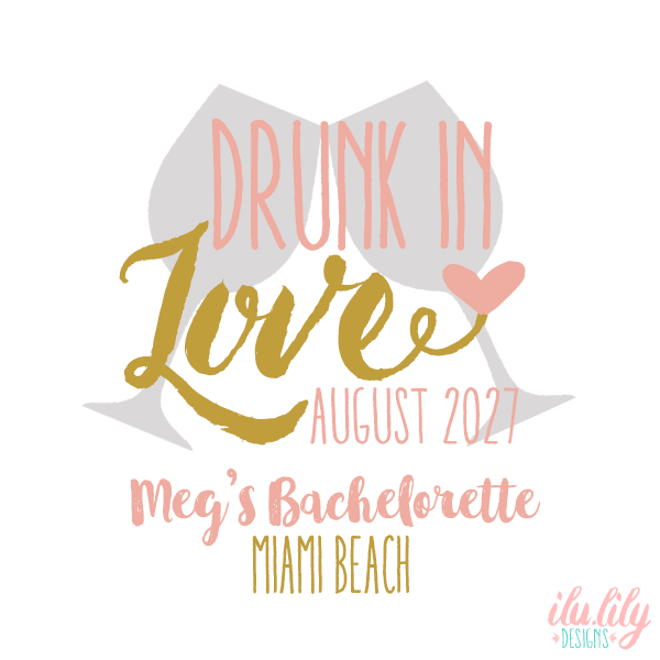 Personalized Canvas Tote Bag for Bachelorette Parties by Ilu.Lily