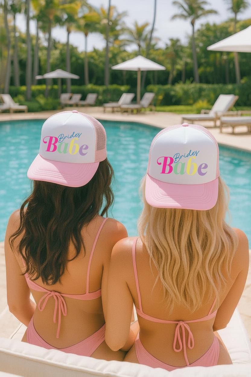 Custom Trucker Hat for Bachelorette Parties by Ilu.Lily