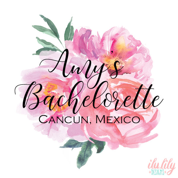 Personalized Canvas Tote Bag for Bachelorette Parties by Ilu.Lily