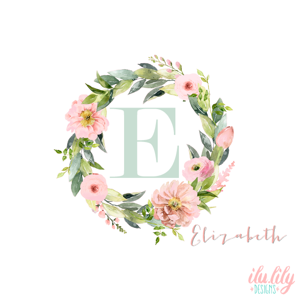 Personalized Canvas Makeup Bag for Brides by Ilu.Lily