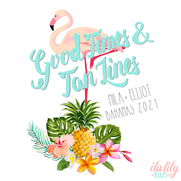 Destination Wedding Welcome Tote Bags | Personalized Tote Bag | Good Times & Tan Lines