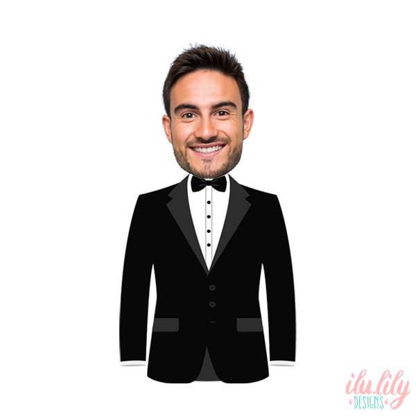 Bride and Groom Photo Custom Temporary Tattoo Wedding Favors | Custom Photo Tattoo Bar Favor | Engagement Party Favor