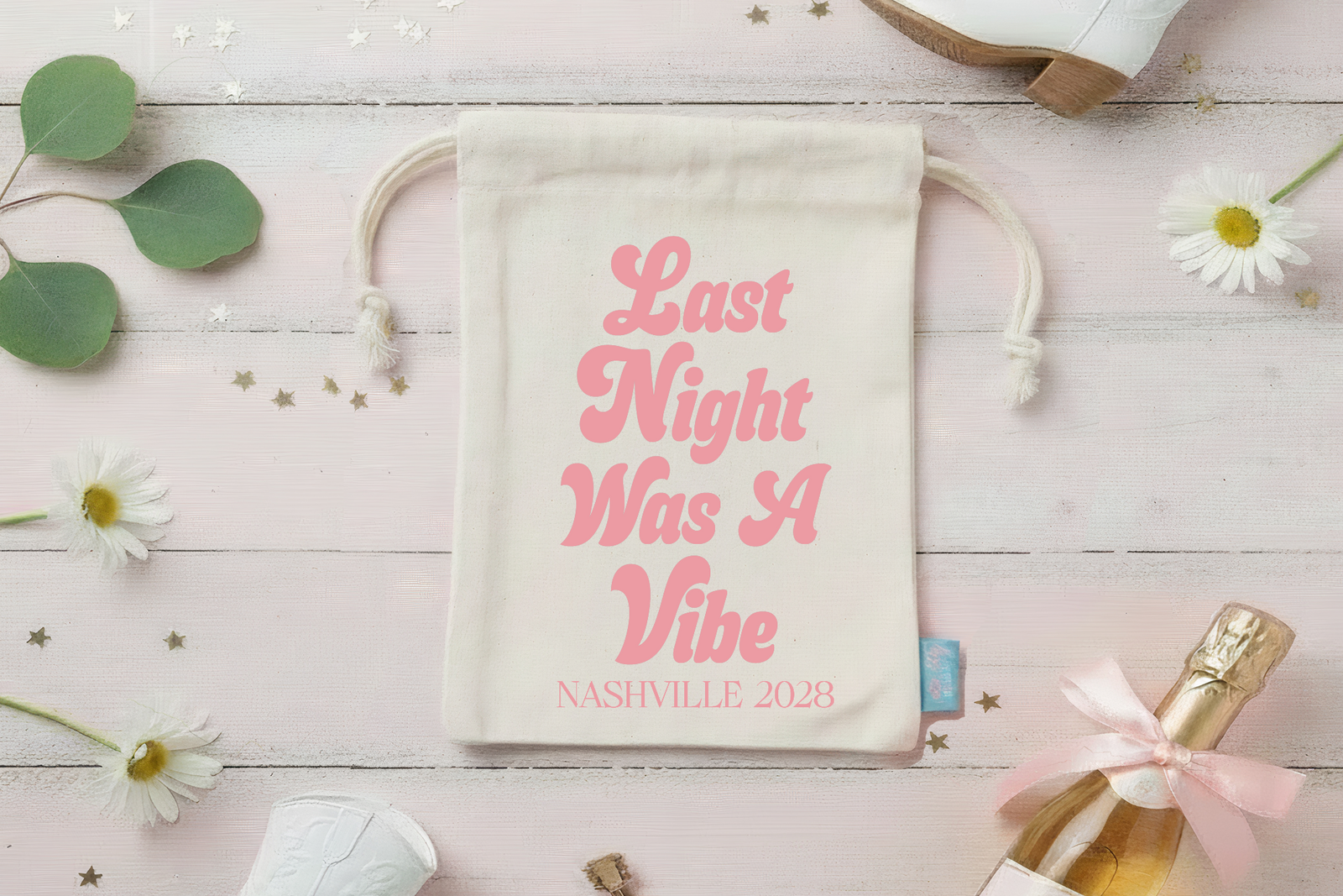 Last Night Was A Vibe Party Bags | Bachelorette Party Favors