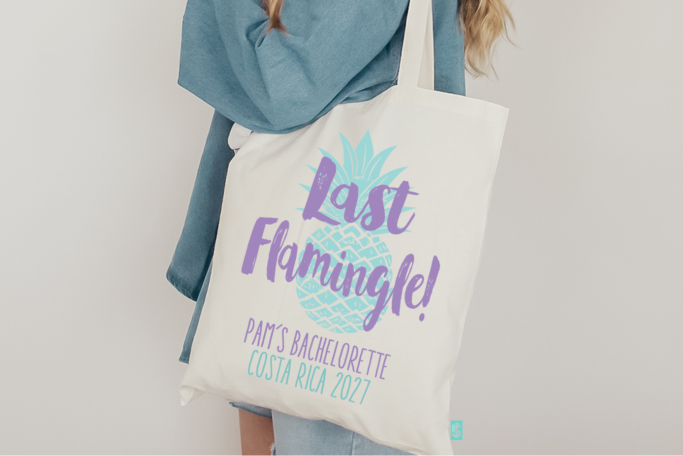 Bachelorette Party Tote Bag | Pineapple Bachelorette | Last Flamingle