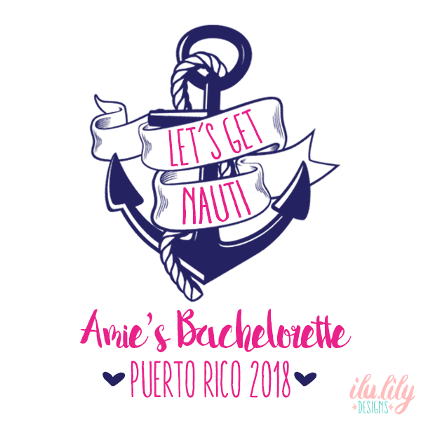Personalized Canvas Tote Bag for Bachelorette Parties by Ilu.Lily