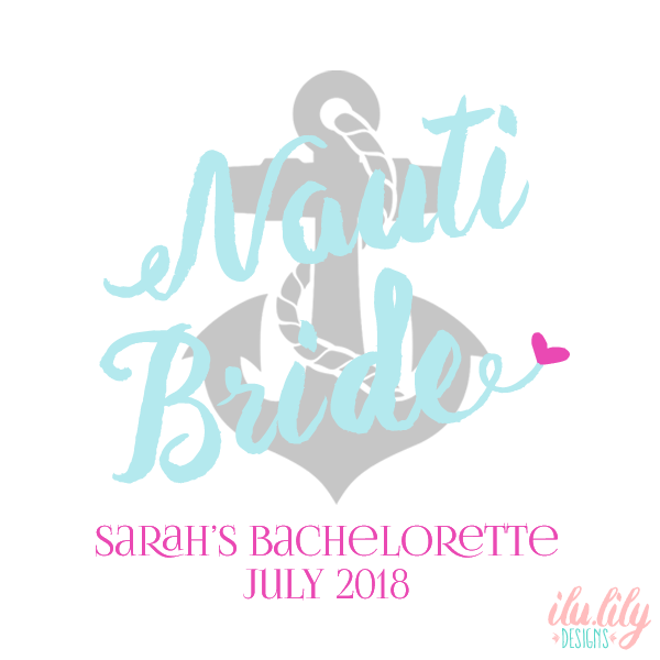 Bride Racerback Tank Top | Nautical Bachelorette | Nauti Bride