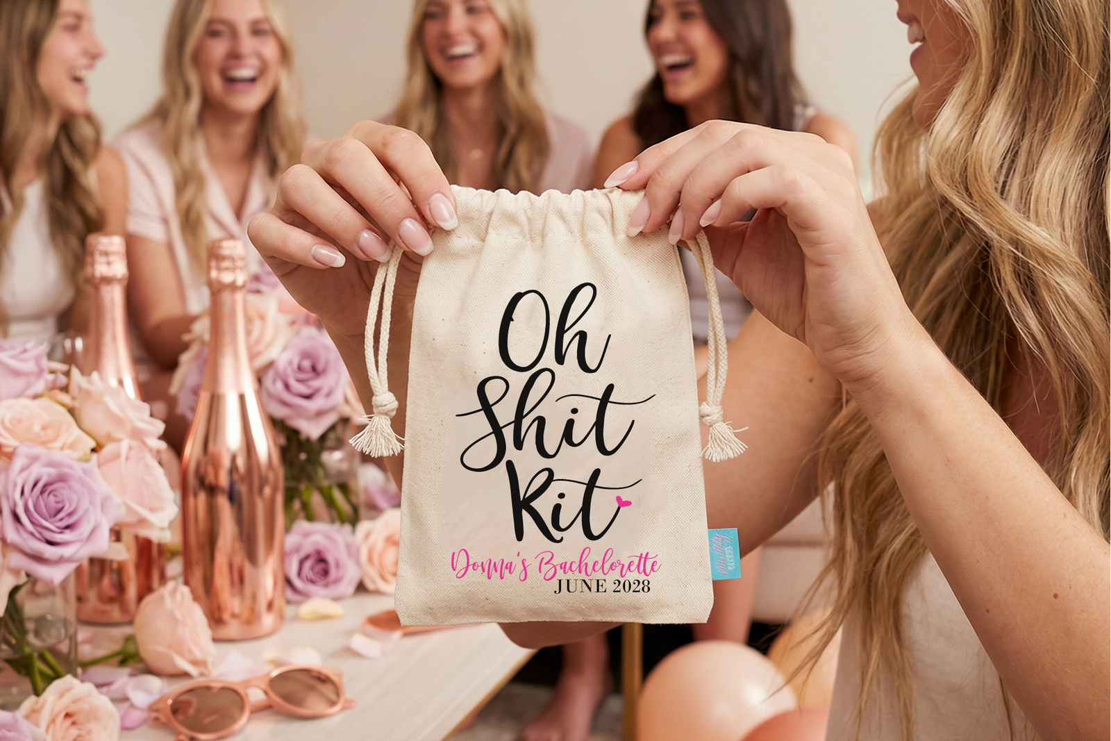 Oh Shit Kit Fancy -Bachelorette Hangover Favor Bag
