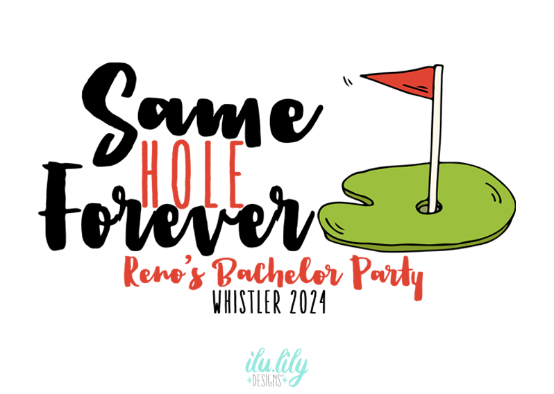 Bachelor Party Bucket Hat | Same Hole Forever