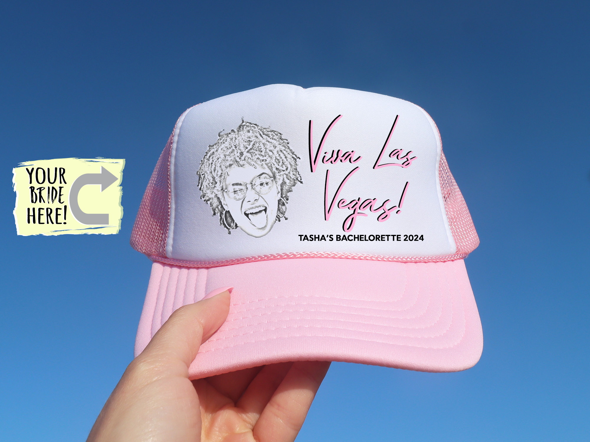 Bachelorette Party Trucker Hats | Las Vegas Hat | Viva Las Vegas
