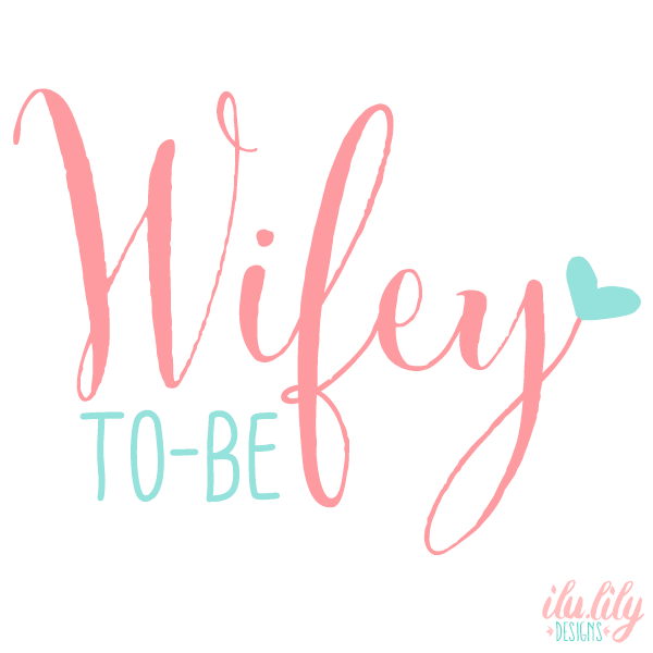 Personalized Canvas Tote Bag for Brides by Ilu.Lily
