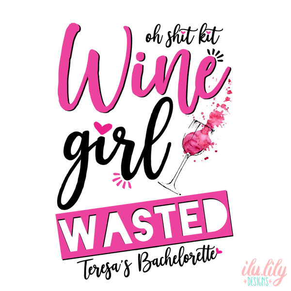 Bachelorette Party Hangover Kit | Wine Girl Wasted