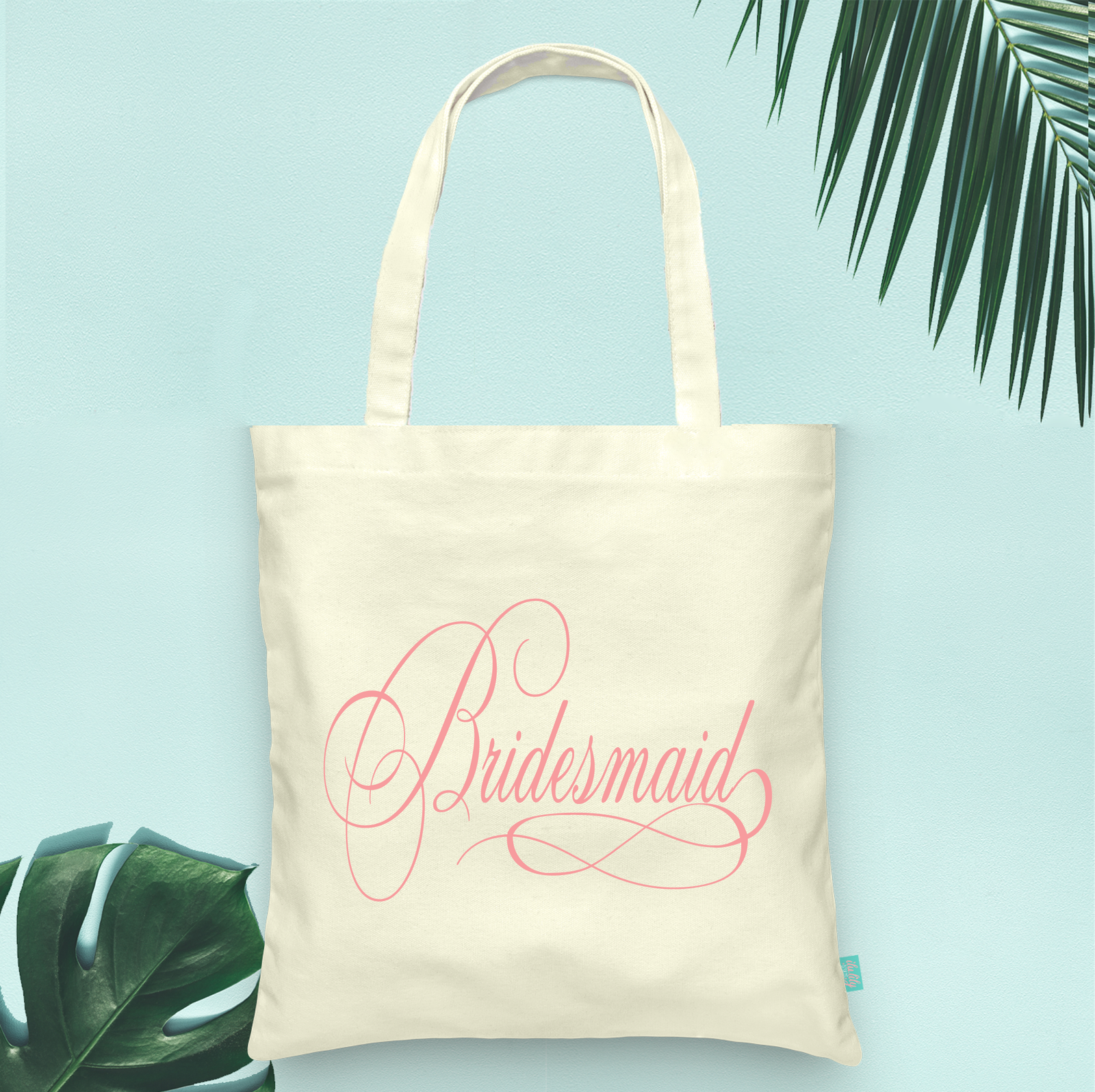 Bridal Party Tote Bag | Gift for Bridesmaids | Fancy Bridesmaid Script