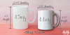 Bridal Party Personalized Mugs | Bridesmaid Heart