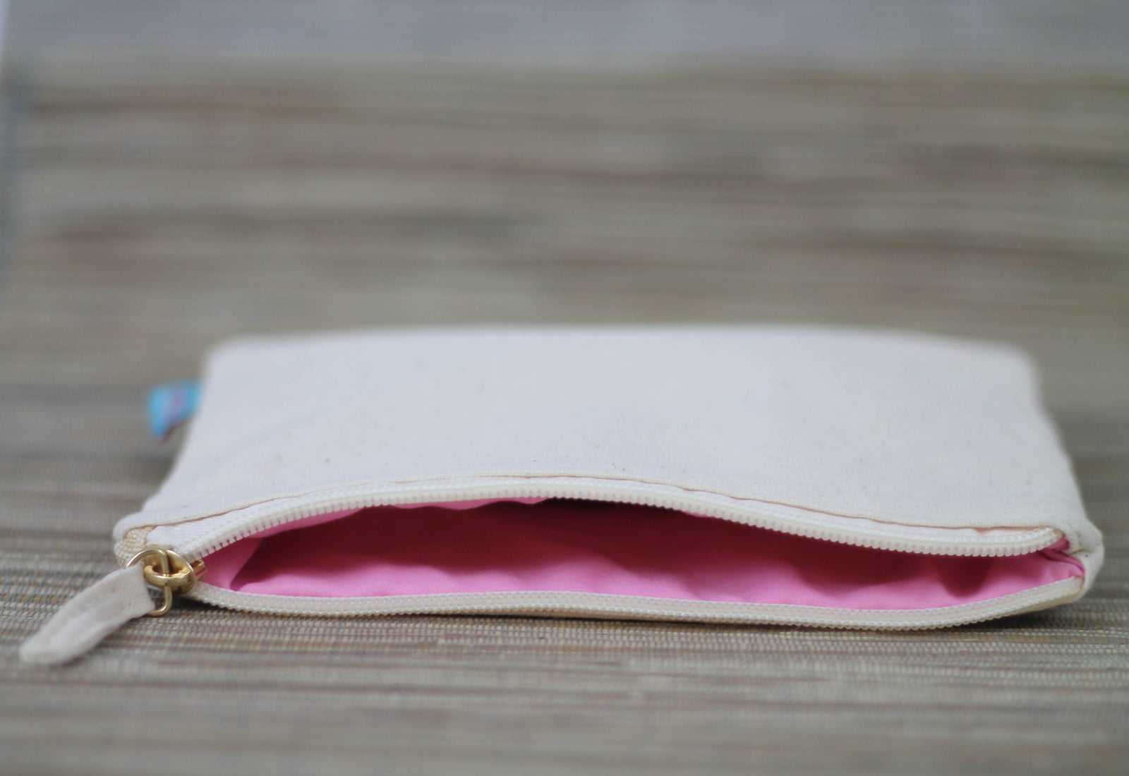 Savannah Personalized Canvas Makeup Bag for Bachelorette Parties by Ilu.Lily