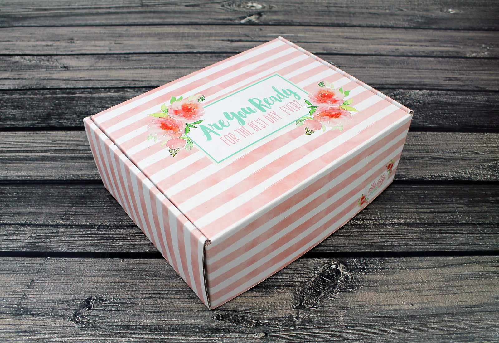 Bride Gift Box | Gift for Bride to Be | Pink Floral Bride