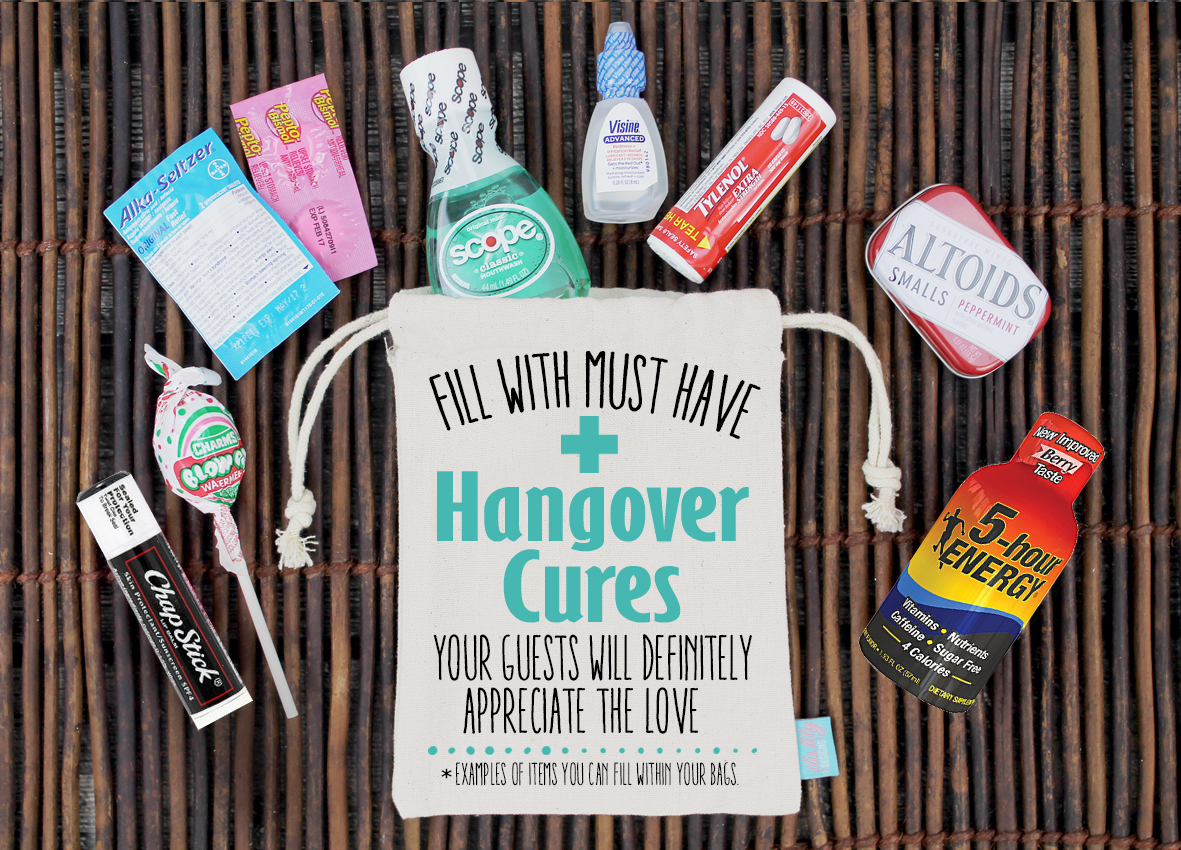 Personalized Party Favor Bag for Bachelor Parties by Ilu.Lily