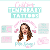 Custom Temporary Tattoo Bachelorette Party Favors | Arch Hearts