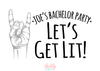 Bachelor Party Trucker Hats | Bachelor Hat | Let&#39;s Get Lit