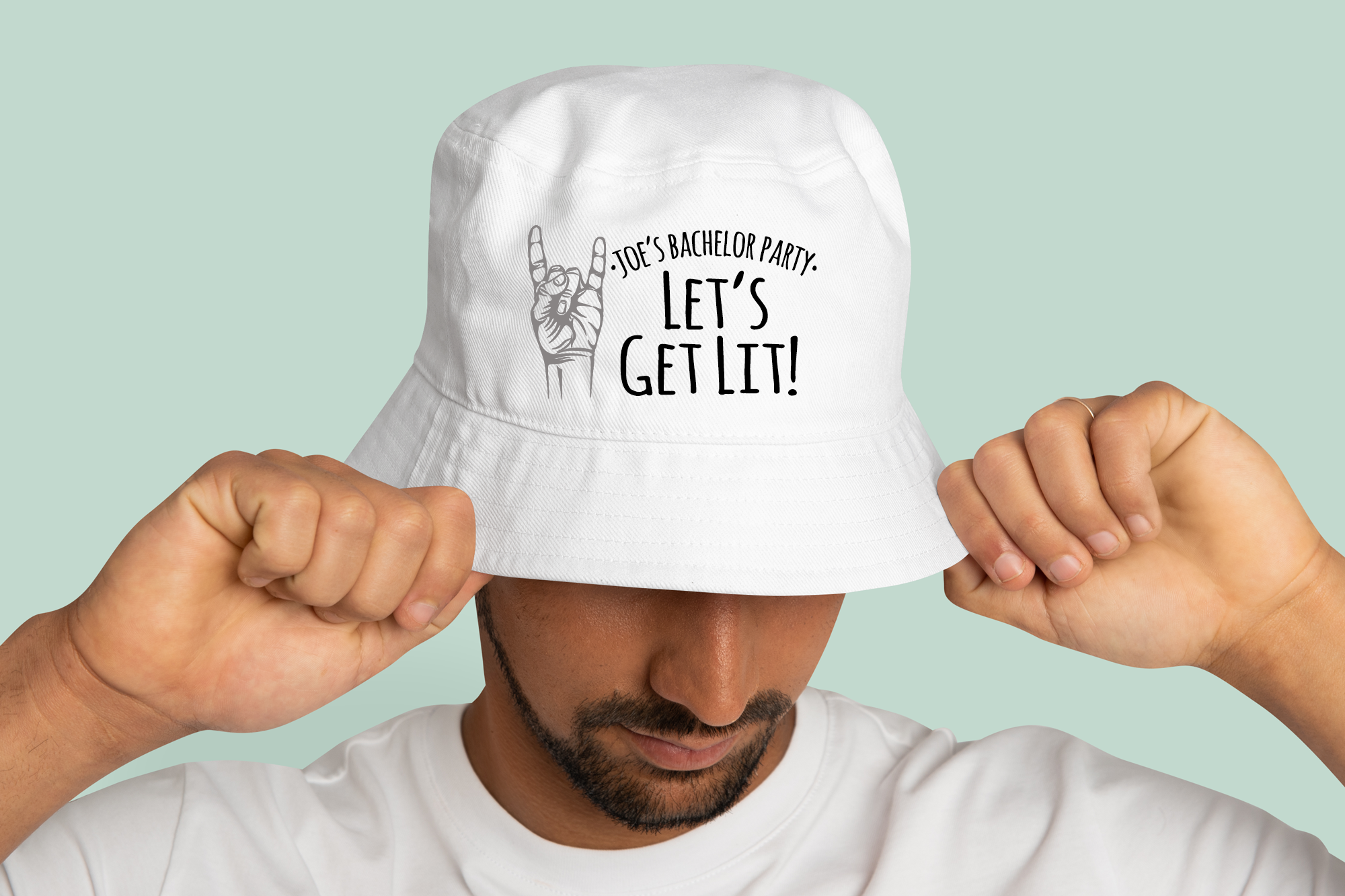 Bachelor Party Bucket Hat | Let's Get Lit!