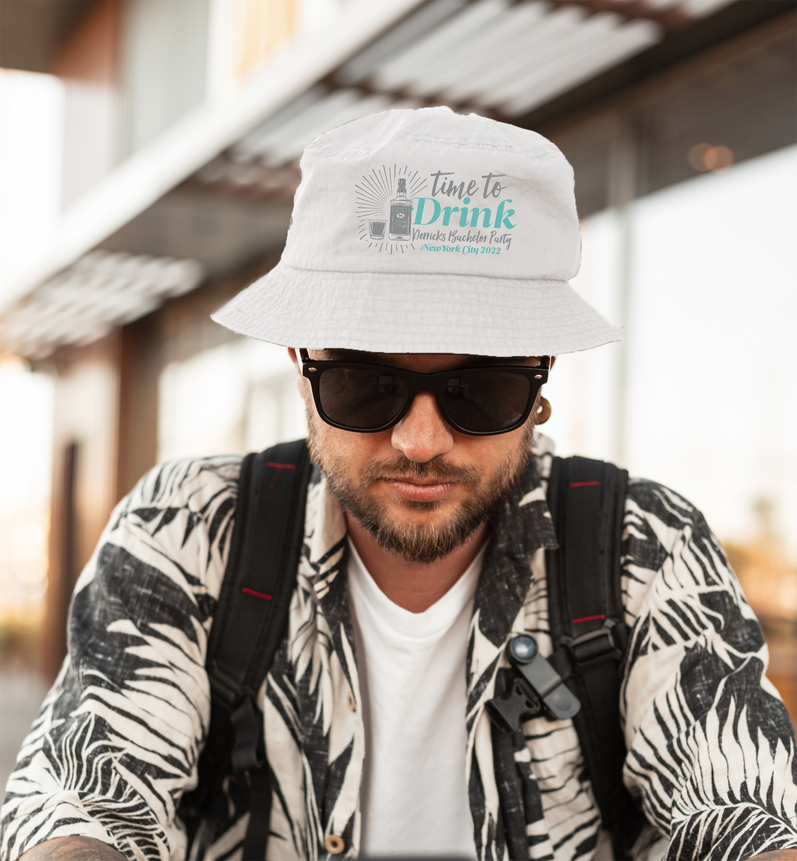 Bachelor Party Bucket Hat | Time to Drink