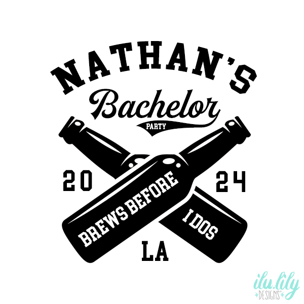 Bachelor Party Shirt | Beer Brews Before I Dos Bachelor Party Shirt Funny