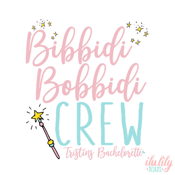 Bachelorette Party Matching Tote Bags | Disney Bachelorette | Bibbidi Bobbidi Crew