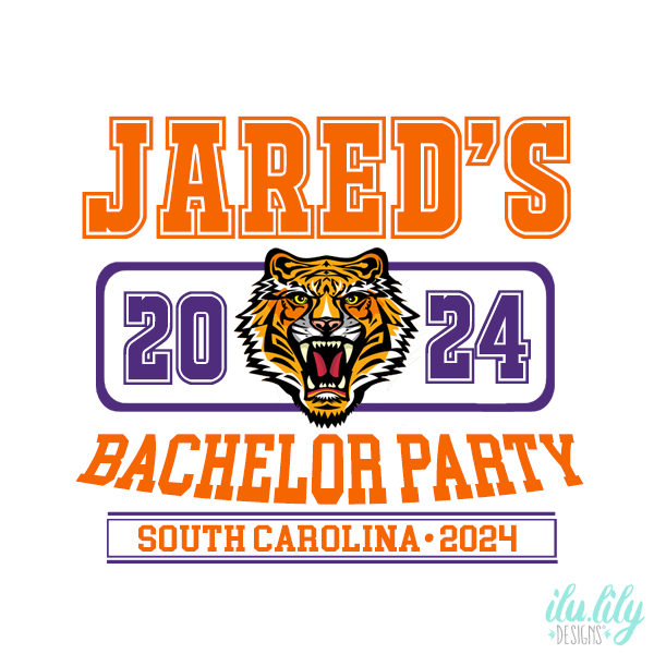 Bachelor Party Jersey | Custom College Mascot Bachelor Party Jersey