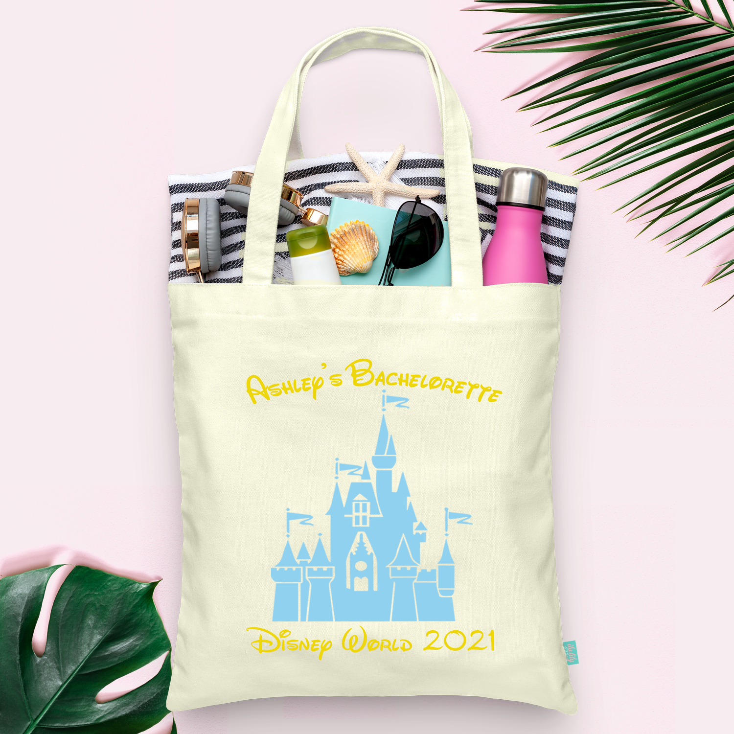 Bachelorette Party Tote Bag | Disney Bachelorette | Disney Castle