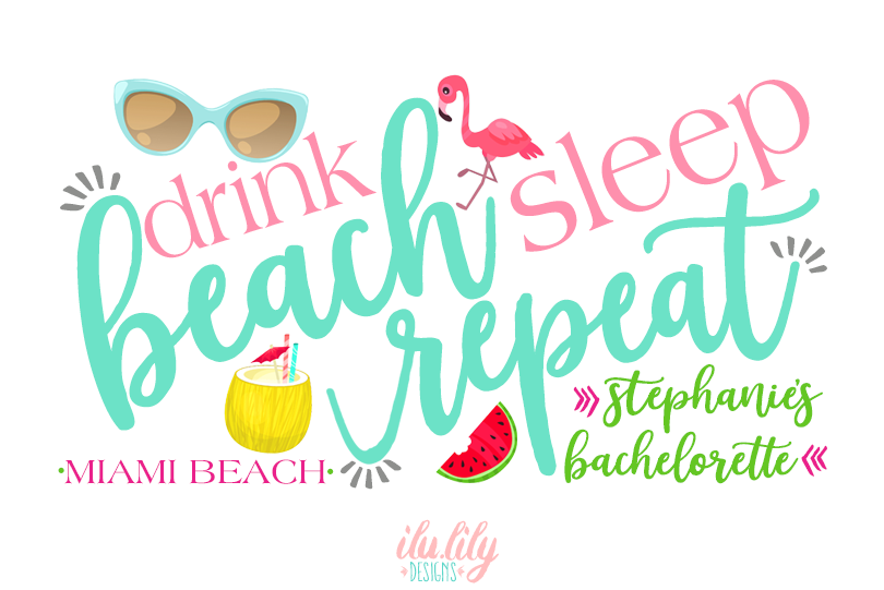 Bachelorette Beach Bag | Bachelorette Party Burlap Jute Tote Bag Favor | Fun Drink Beach Sleep Repeat