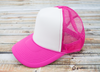 Bachelorette Party Trucker Hats | Flamingo Theme Hat | Flamingo Outline Let&#39;s Flamingle