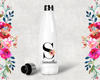 Bridal Party Water Bottle Favor | Swell Style Water Bottle | Personalized Floral Initial