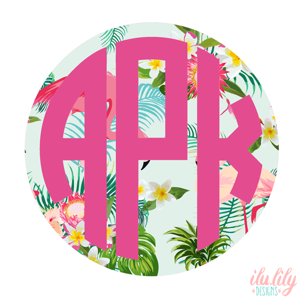 Bridal Party Monogrammed Water Bottle | Swell Style Water Bottle | Pink Floral