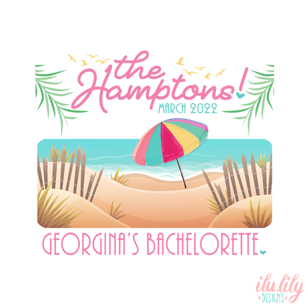 Bachelorette Party Hamptons Tote Bag | The Hamptons